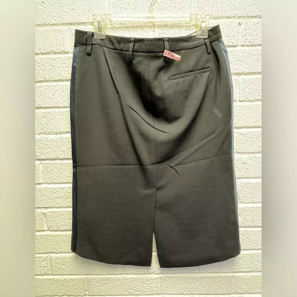 Elegant Women's Black Pencil Skirt with Side Detail J.Lindenberg OC Size 38
