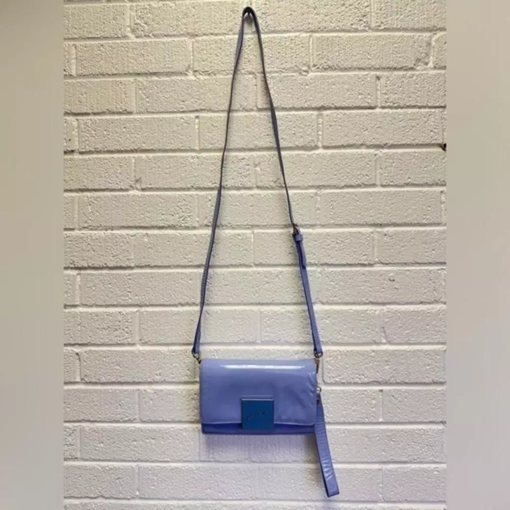 Baldinini Baby Blue Crossbody Bag with Elegant Closure