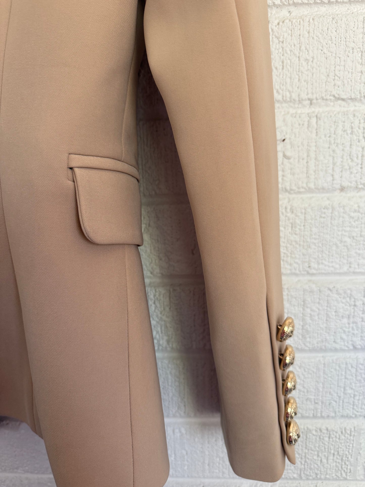 BALMAIN Paris Double Breasted Blazer with Gold Buttons Vintage