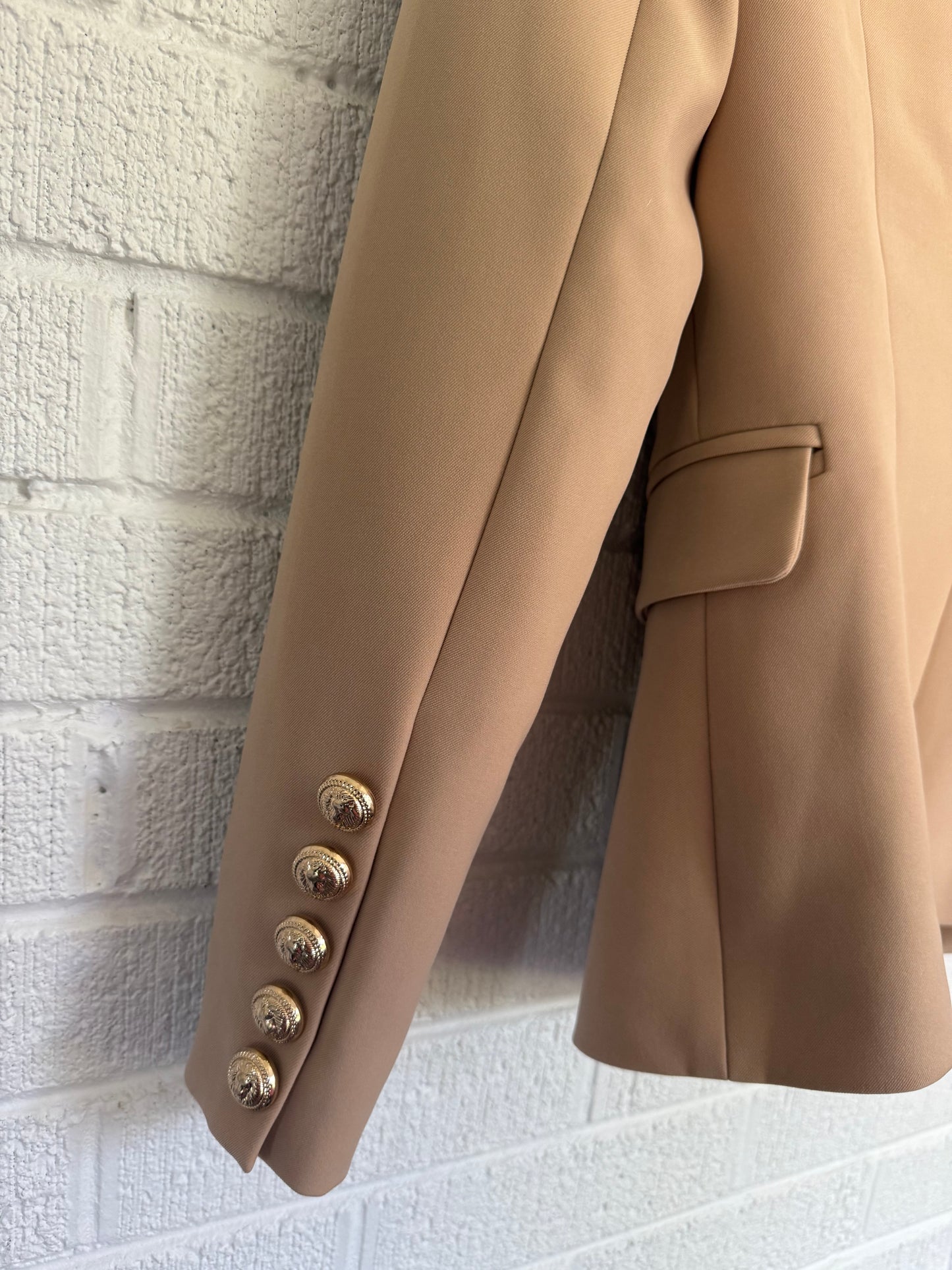 BALMAIN Paris Double Breasted Blazer with Gold Buttons Vintage