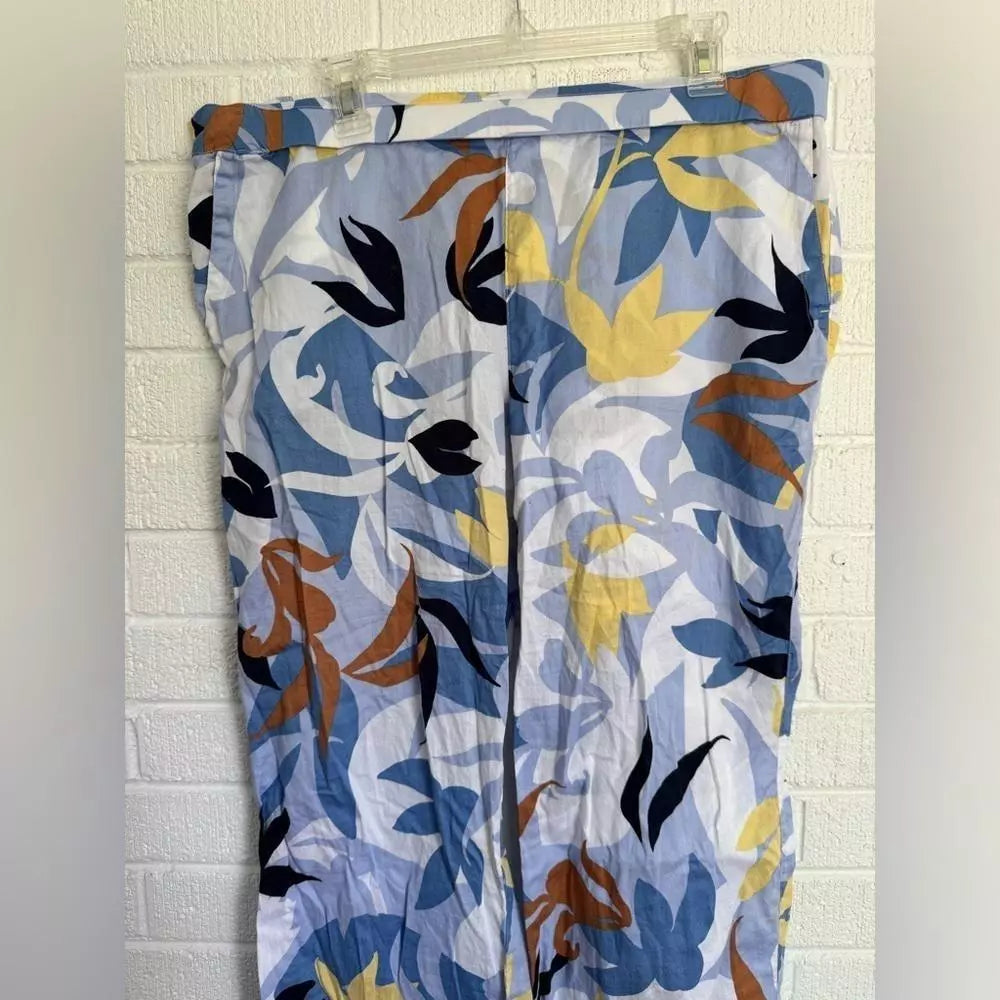 Dolce Vita Anna-Fit Wide-Leg Floral Pants Extra Large