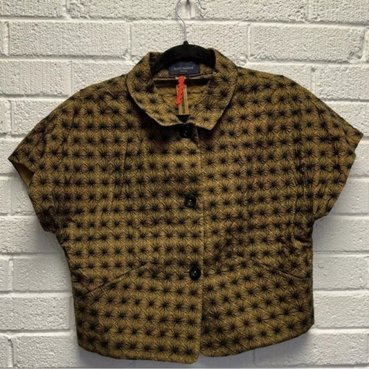 Piazza Sempione Vintage Cropped Jacke 40s Style Cropped Cotton Jacket EU46