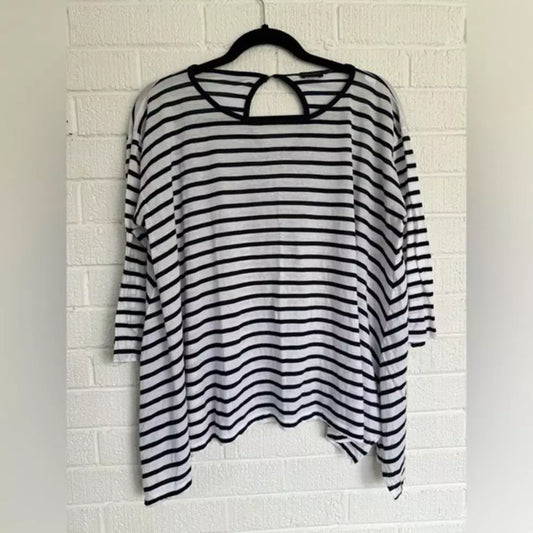 Paul & Shark Cruise Wear Top Stripe XL Blue White