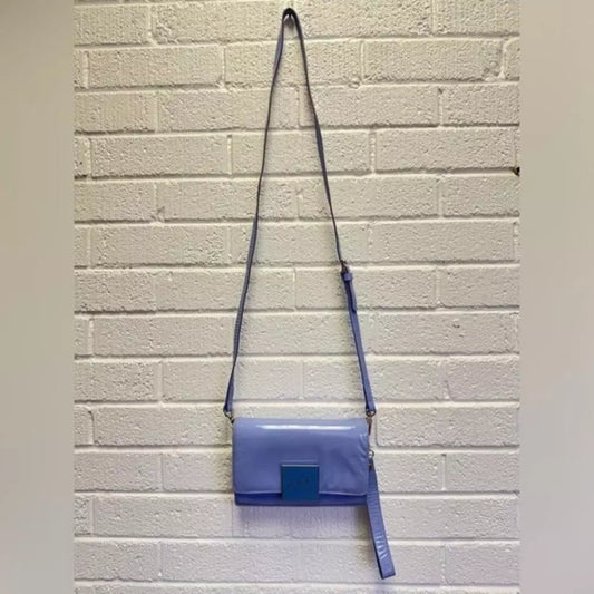 Baldinini Baby Blue Crossbody Bag with Elegant Closure